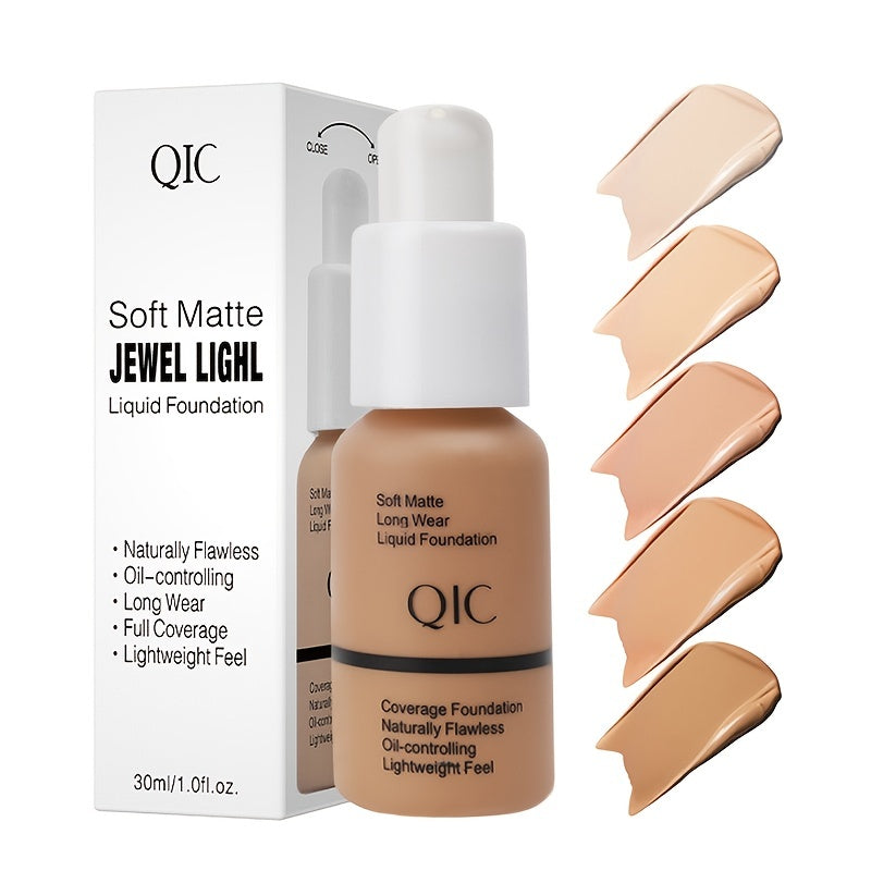 Oil-Control Full Coverage Foundation With Flawless Wear And Waterproof Concealer