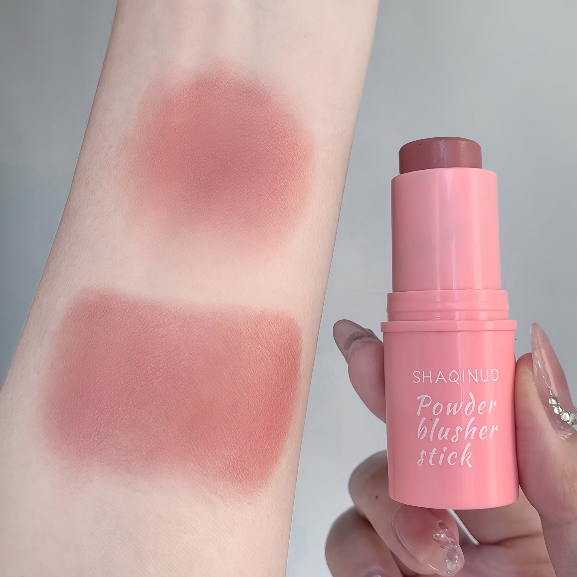 Shaqinuo Vibrant Blush Stick - Hydrating, lightweight matte finish for all skin tones