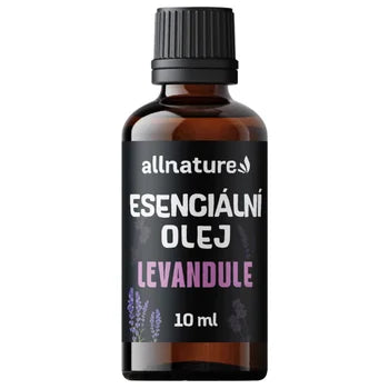 Láhev 100% přírodního levandulového esenciálního oleje pro aromaterapii, relaxaci a head spa. Vhodný pro masáže, difuzéry a zlepšení spánku.