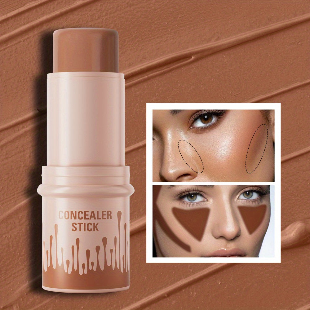 3-in-1 Highlighter, Concealer, Contouring and Bronzing Stick - Non-greasy creamy contouring stick with highlighter, bronzer and blush