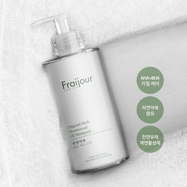 Fraijour - Original Herb Wormwood O2 Maskpack 300ml - Herbal mask with wormwood and O2 300ml