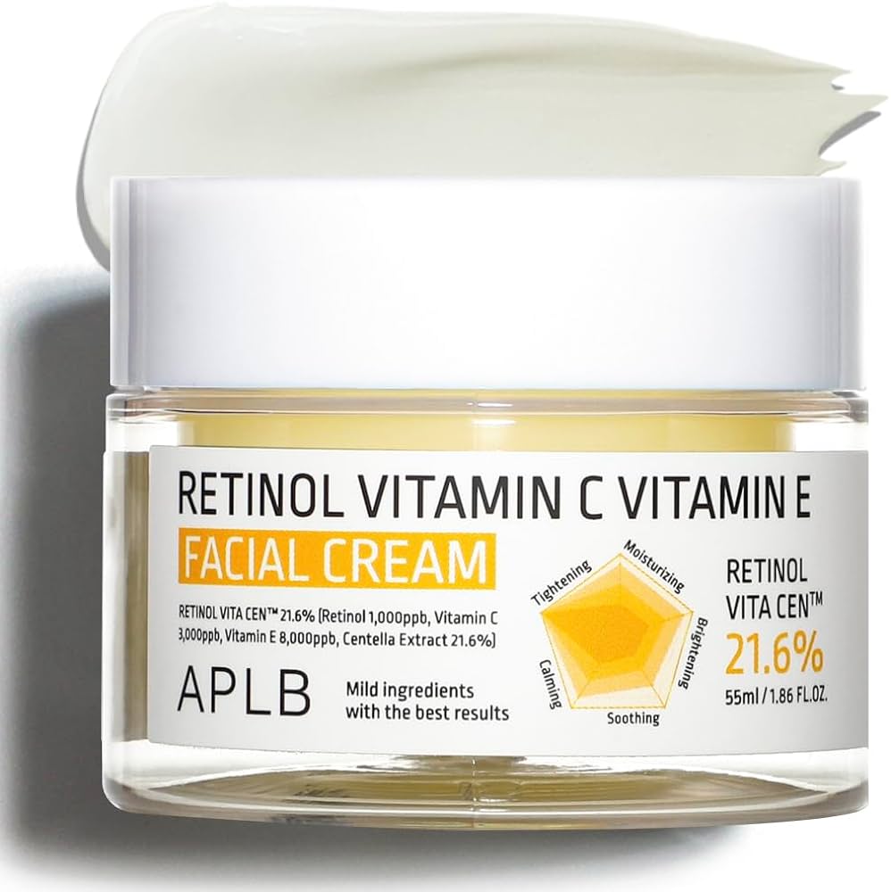 APLB RETINOL VITAMIN C VITAMIN E FACIAL CREAM 55ml - Face cream with retinol, vitamin C and E