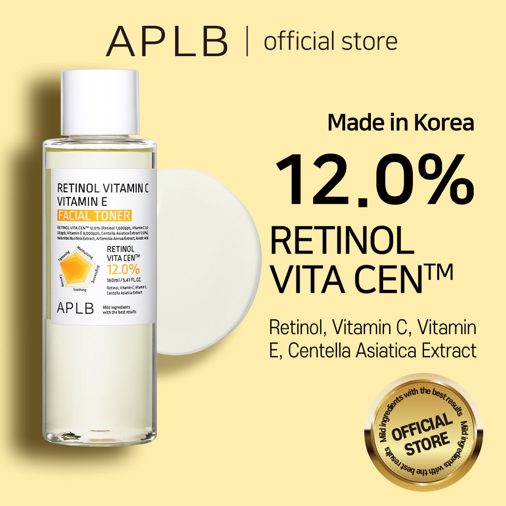 APLB - Retinol Vitamin C Vitamin E Facial Toner 160ml - RETINOL VITAMIN C VITAMIN E FACIAL TONER