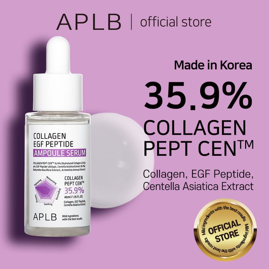 APLB - Collagen EGF Peptide Ampoule Serum 40ml - Ampoule serum with collagen, EGF and peptides 40ml