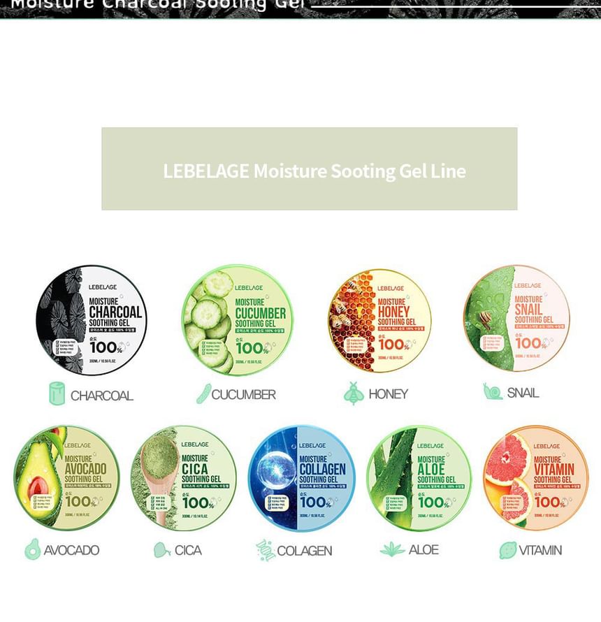 LEBELAGE - Hydratační a zklidňující gel Med - 300 ml