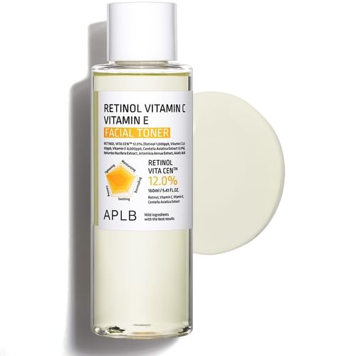 APLB - Retinol Vitamin C Vitamin E Facial Toner 160ml - RETINOL VITAMIN C VITAMIN E FACIAL TONER