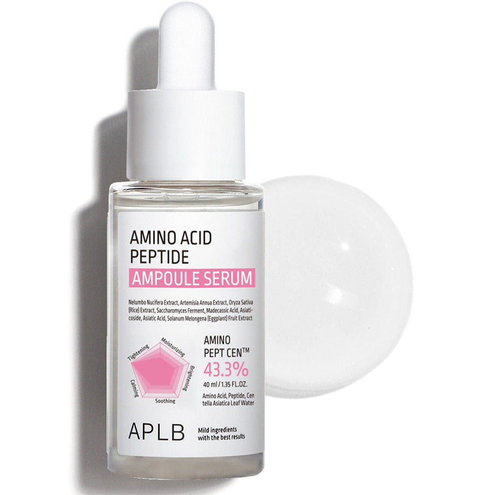 APLB Amino Acid Peptide Ampoule Serum: regenerační sérum s aminokyselinami a peptidy pro obnovu, hydrataci a zpevnění pleti. Korejská kosmetika dostupná v Praze a celé České republice