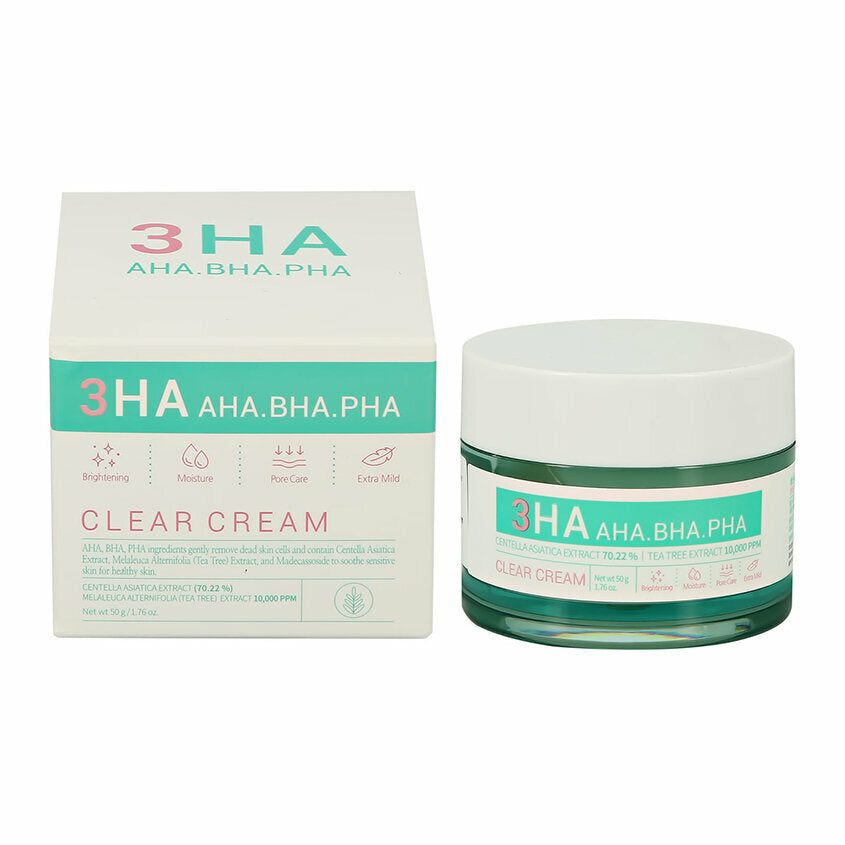 Esfolio - 3HA Clear Cream 50ml - Face cream with three types of acids 50 ml