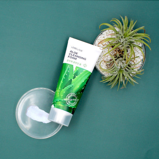 LEBELAGE - Aloe Cleansing Foam 100ml - Cleansing foam with aloe vera 100ml