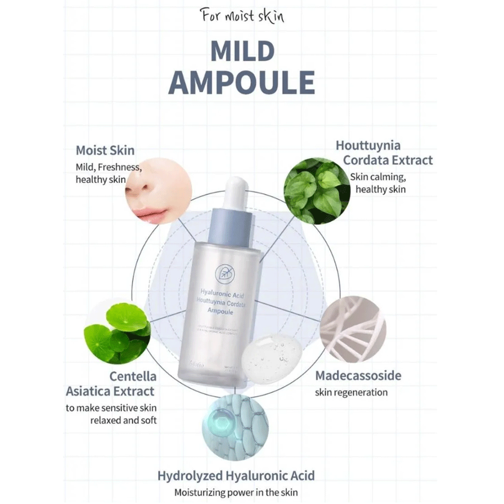 esfolio - Ampoule with hyaluronic acid and Houttuynia Cordata herb extract [50 ml]