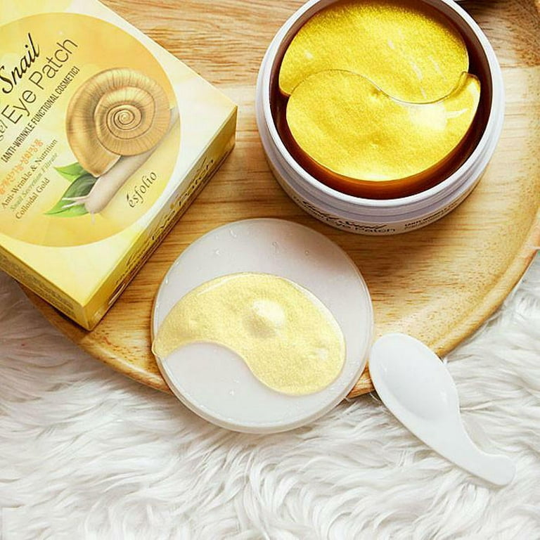 esfolio - Hydrogel eye masks with snail and gold 60 pieces