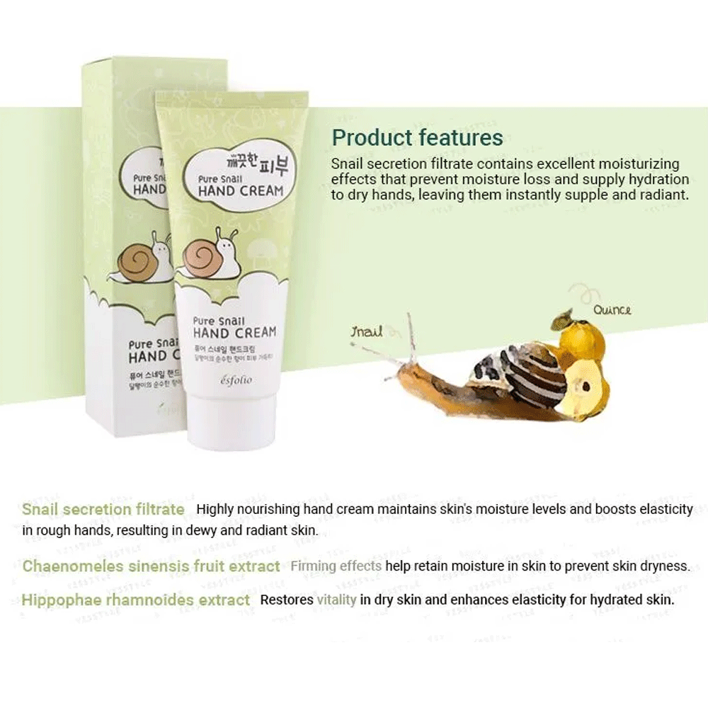 esfolio - Gloves with snail essence Pure Skin 100 ml
