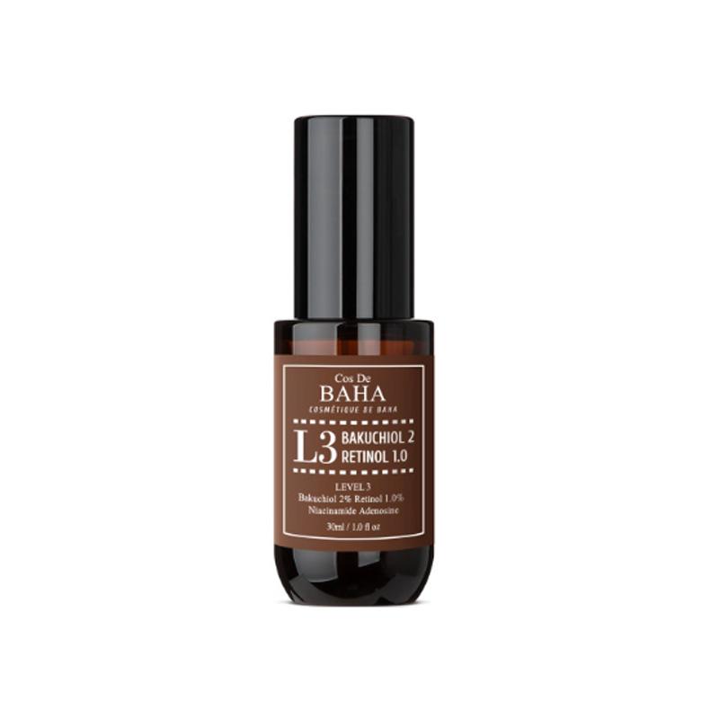 Cos De BAHA L3 Bakuchiol & Retinol Serum 30 ml – Sérum pro jemnou regeneraci a hydrataci