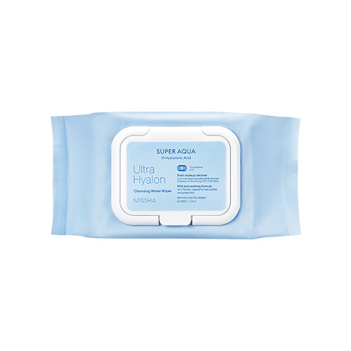 MISSHA - SUPER AQUA ULTRA HYALRON CLEANSING WATER WIPES - Cleansing wipes 30 pcs