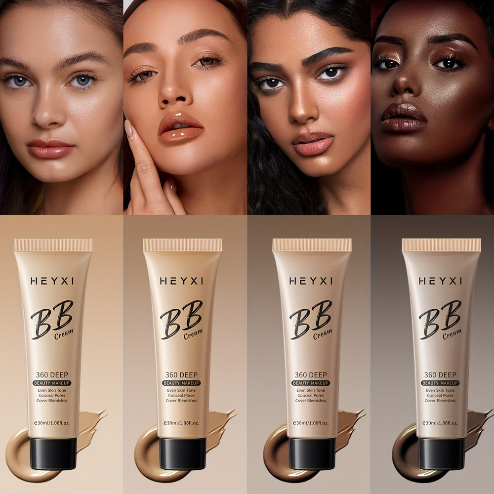 Hydrating BB Cream with Foundation - Deep coverage, hydrating liquid foundation for all skin types - Hydrating Bb Cream Foundation