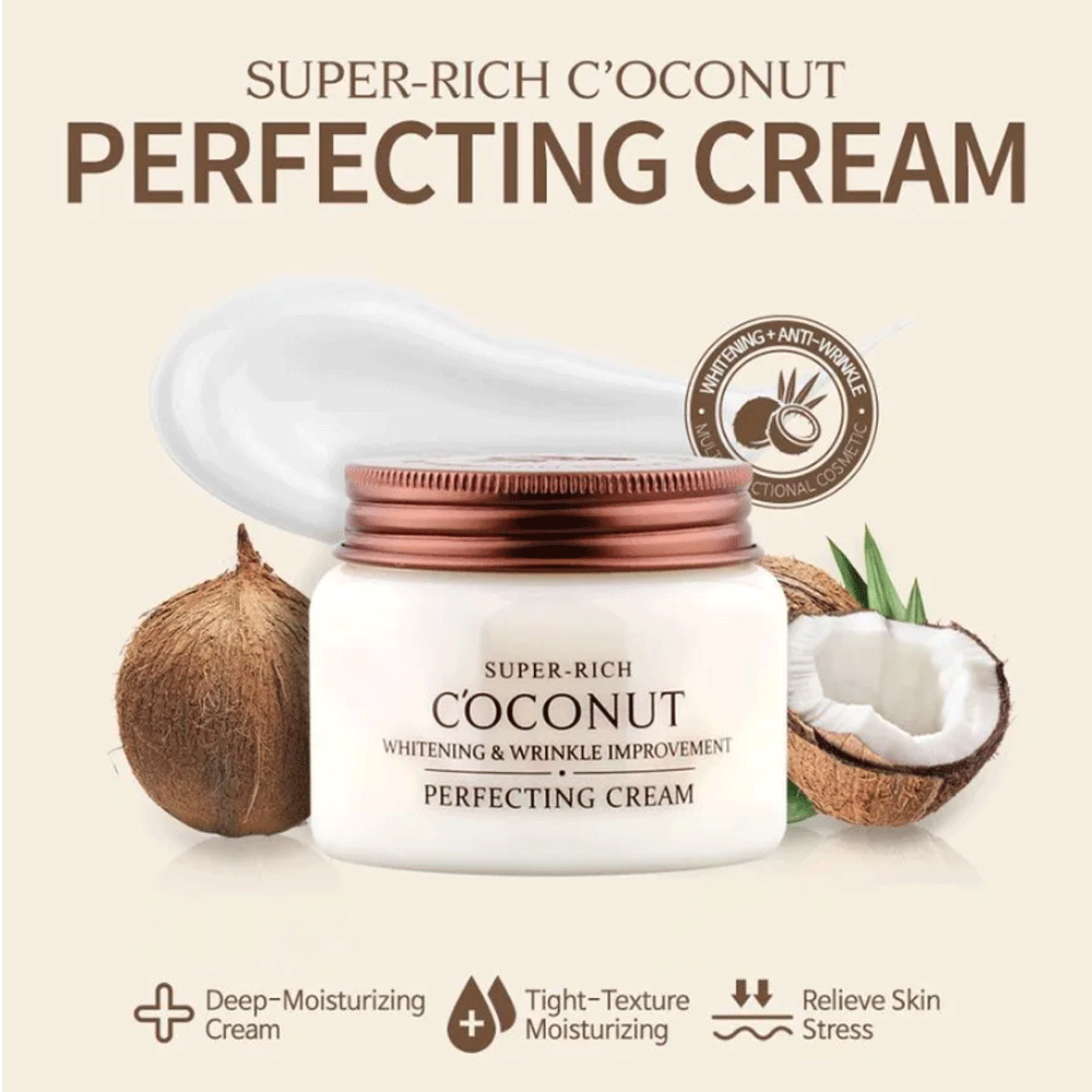 Esfolio - Face Cream - Super Rich Coconut Smoothing Cream [120 ml]