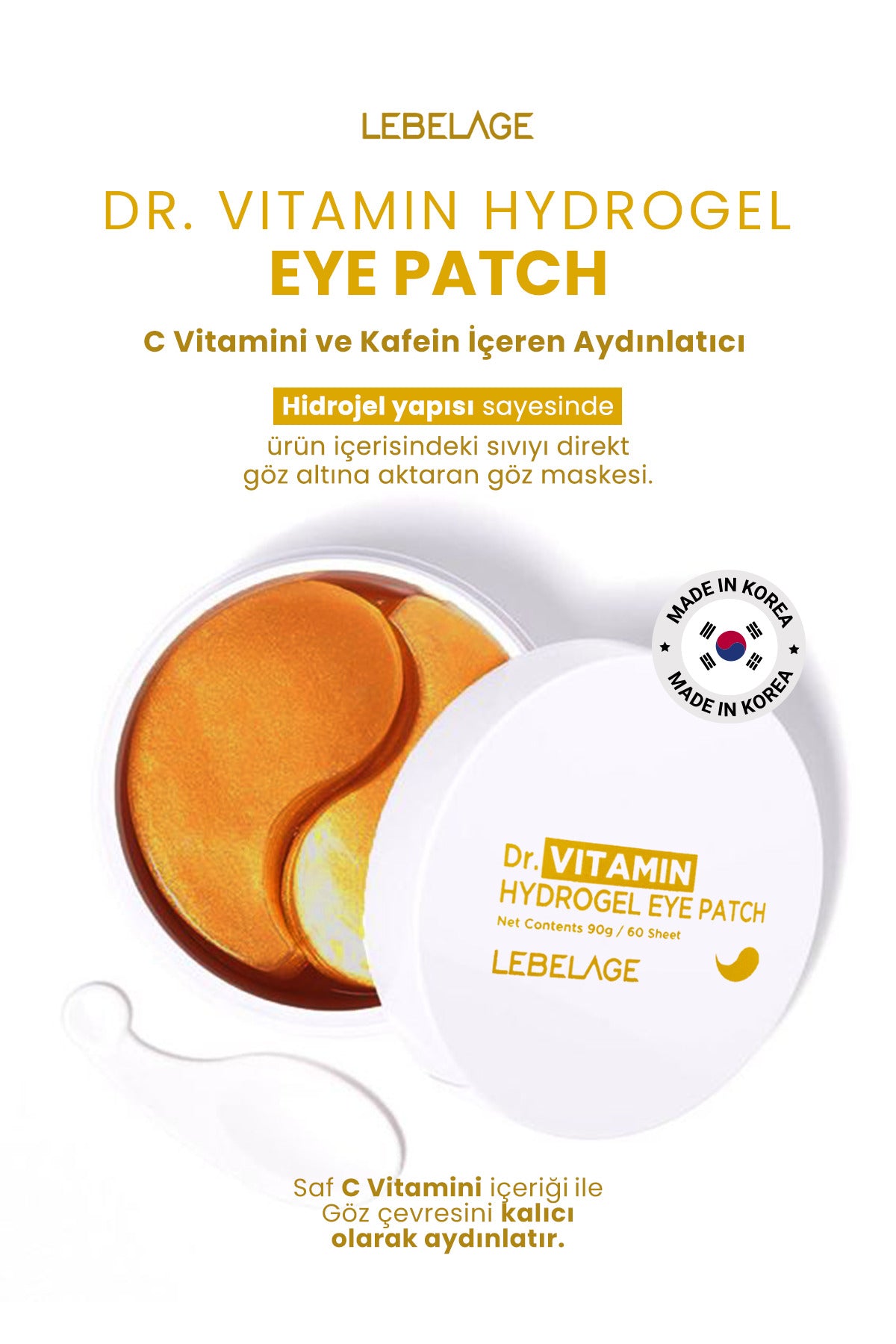 LEBELAGE - Hydrogel Eye Patch Dr. Vitamin - Hydrogel eye patches Dr. Vitamin