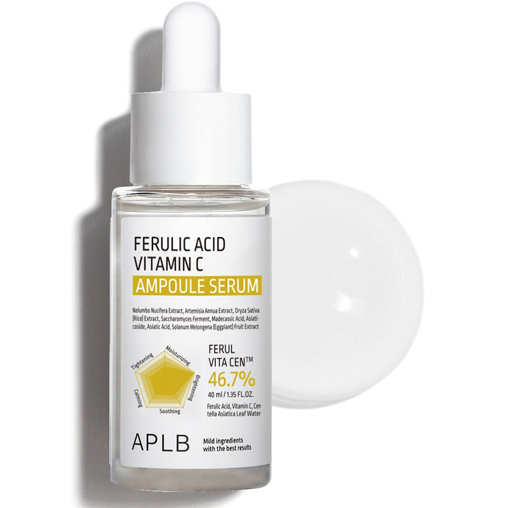 APLB Ferulic Acid Vitamin C Ampoule Serum: sérum s ferulovou kyselinou a vitamínem C pro ochranu, sjednocení tónu pleti a redukci pigmentace. Korejská kosmetika dostupná v Praze a celé České republice