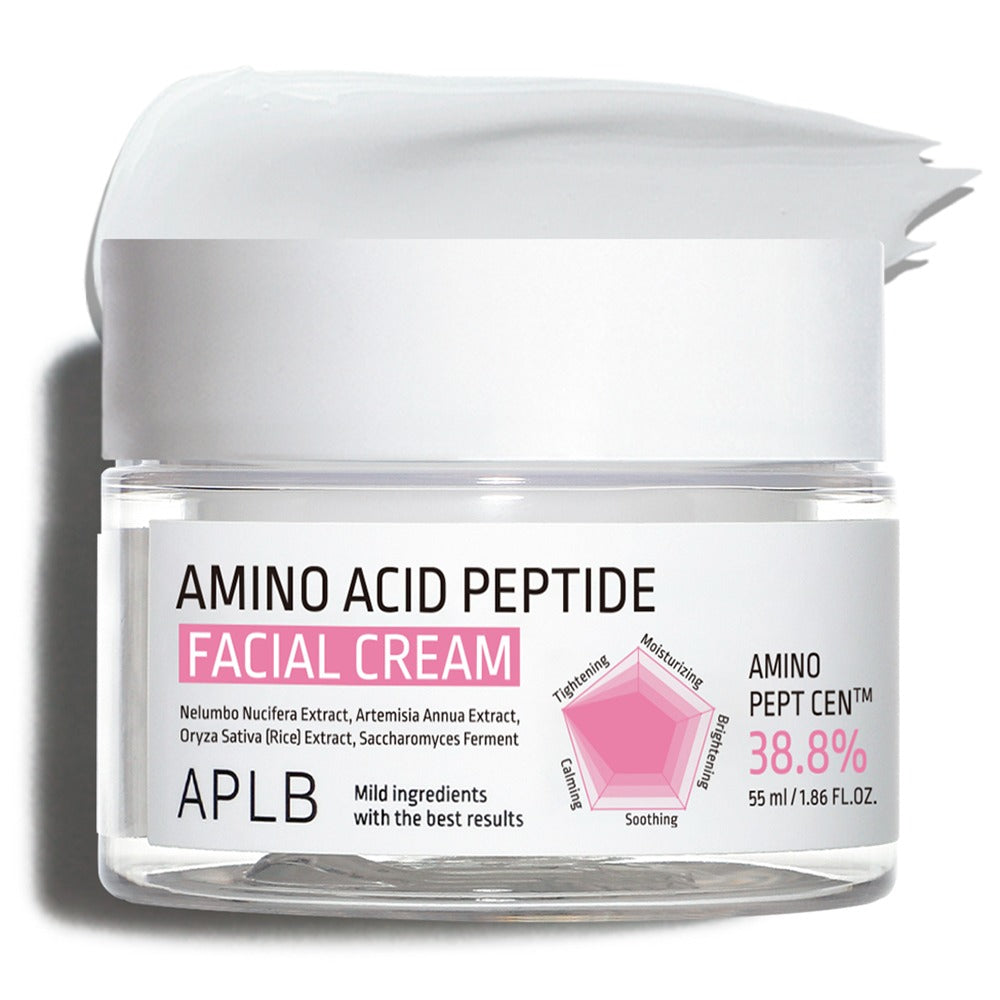 APLB Amino Acid Peptide Facial Cream: pleťový krém s aminokyselinami a peptidy pro obnovu, hydrataci a zpevnění pokožky. Korejská kosmetika dostupná v Praze a celé České republice