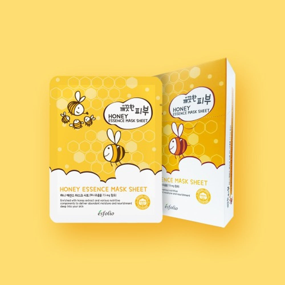 Esfolio - Set Textile mask with honey 10pcs - 25 ml