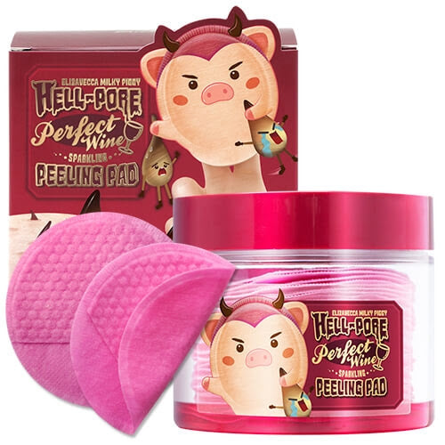 Elizavecca - Milky Piggy Hell-Pore Perfect Wine Peeling Pad 30pcs [200ml]