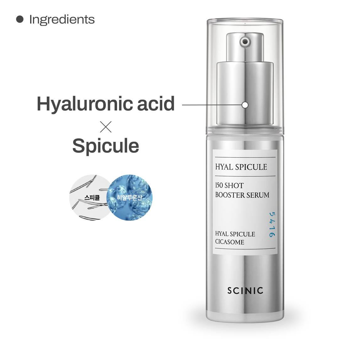SCINIC Hyal Spicule 150 Shot 50 ml – Pleťové sérum s mikročásticemi a kyselinou hyaluronovou
