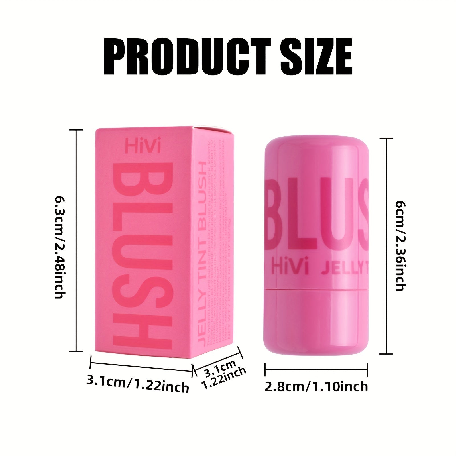 Waterproof Jelly Blush Stick - Lightweight, brightening finish for all skin tones, long-lasting and easy to apply - Waterproof Jelly Blush Stick