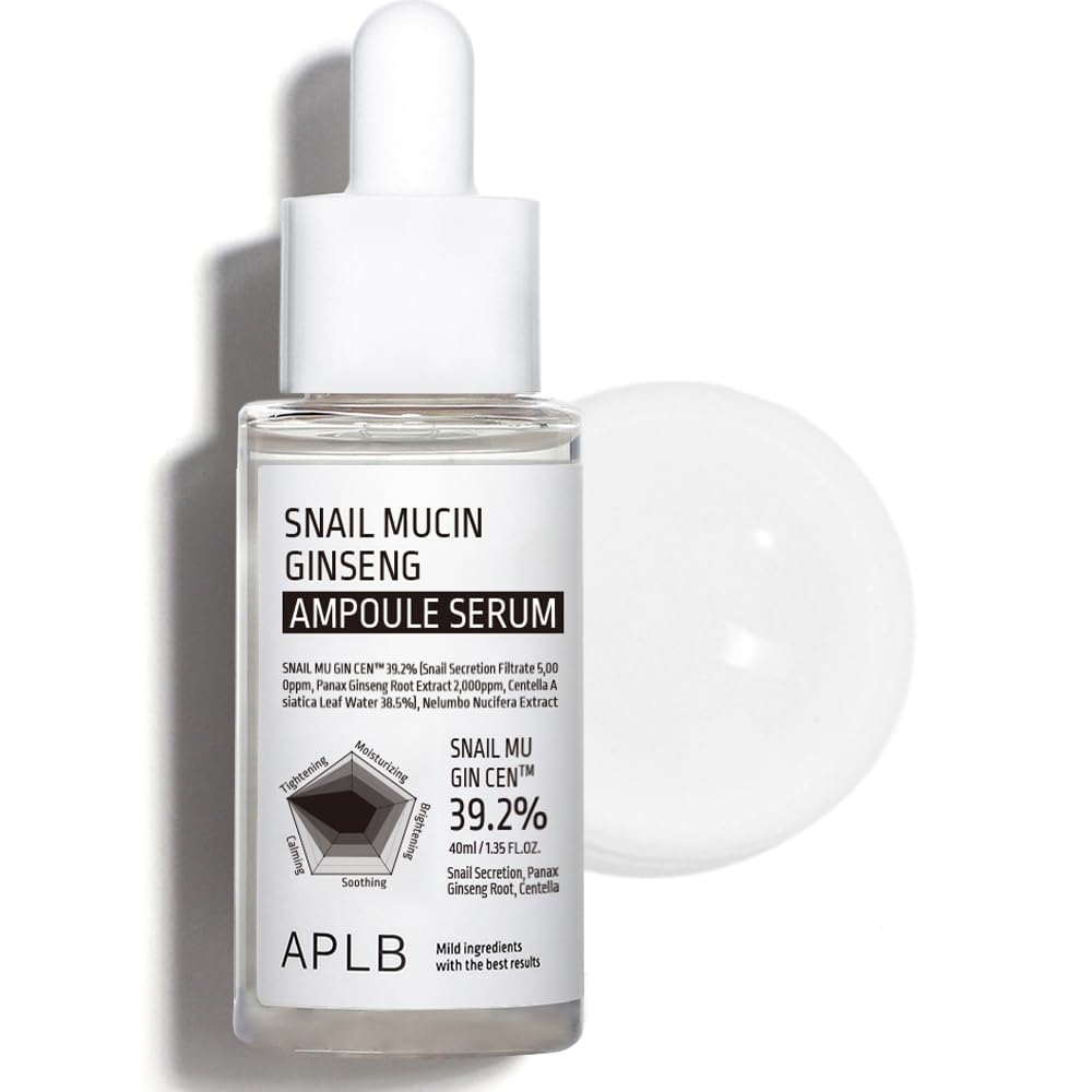 APLB Snail Mucin Ginseng Ampoule Serum 30 ml – Sérum s hlemýždím mucinem a ženšenem