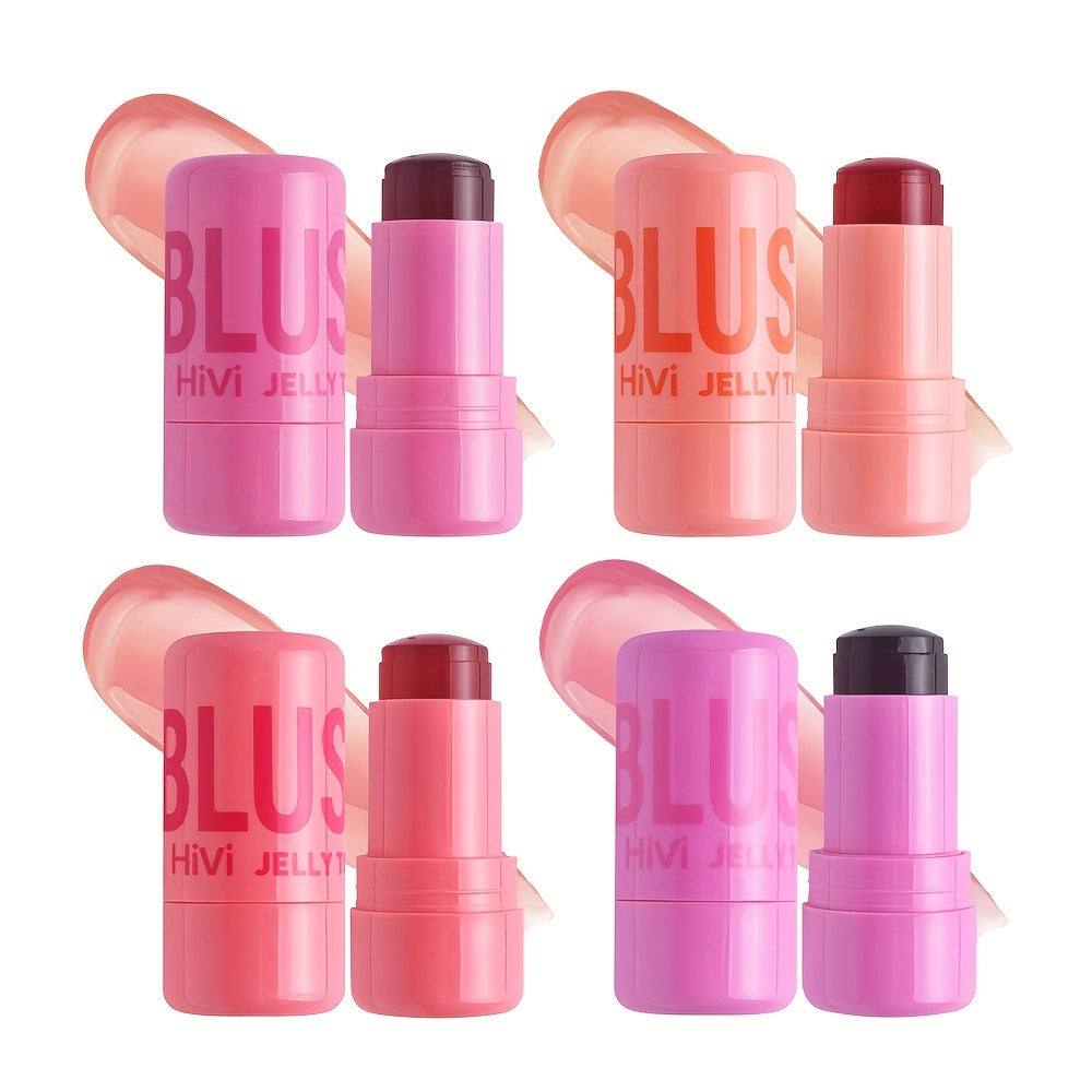 Waterproof Jelly Blush Stick - Lightweight, brightening finish for all skin tones, long-lasting and easy to apply - Waterproof Jelly Blush Stick