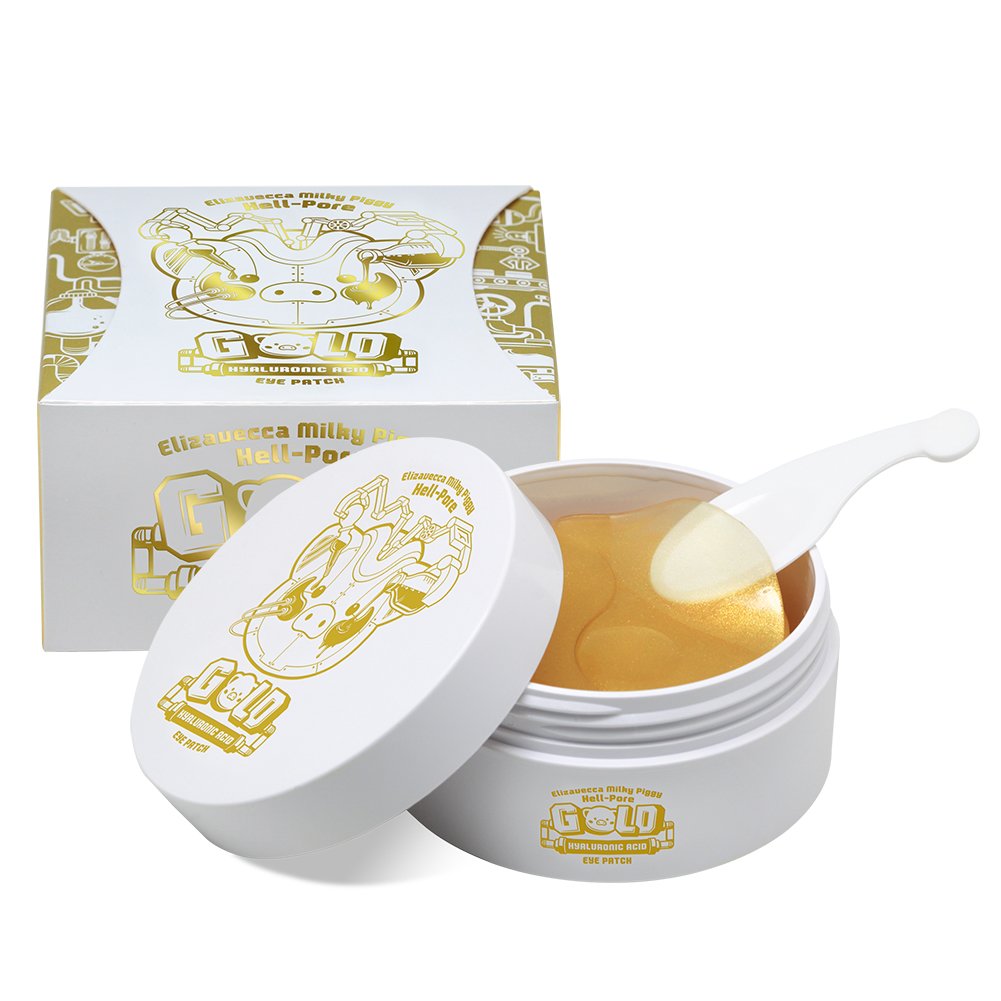 Elizavecca - Hell-Pore Gold Hyaluronic Acid Eye Mask [60 pieces]