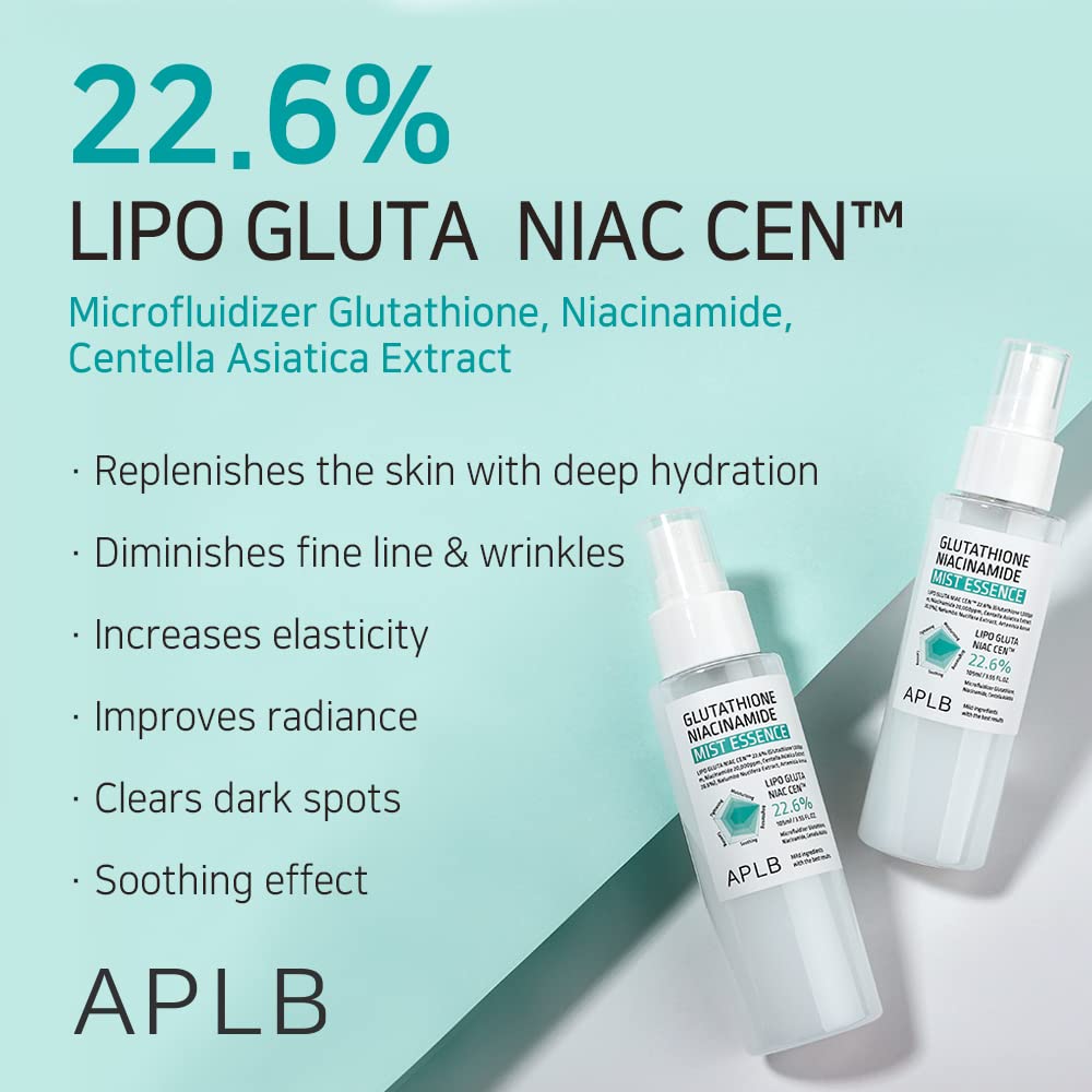 APLB - Glutathione Niacinamide Mist Essence - Glutathione Niacinamide Essence Sprayer [105 ml]