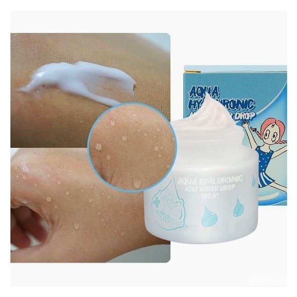 Elizavecca - Aqua Hyaluronic Acid Water Drop Cream [50ml] - Moisturizing cream with hyaluronic acid [50ml]