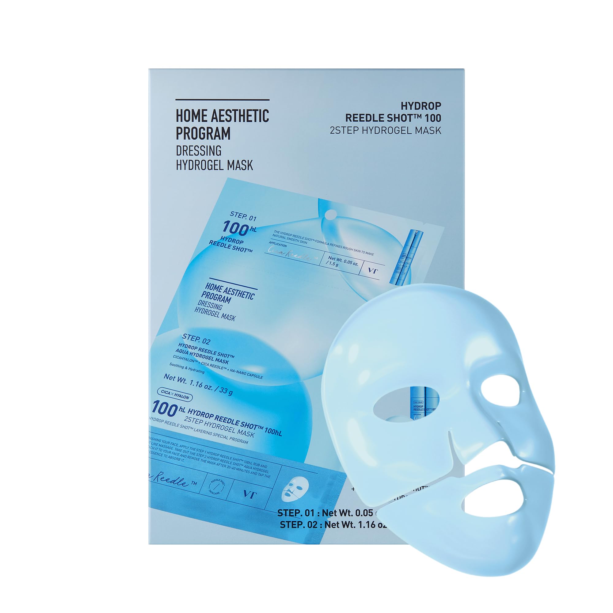 VT - Two-phase mask enriched with Reedle Shot 100 microneedles - 1.5g+33g