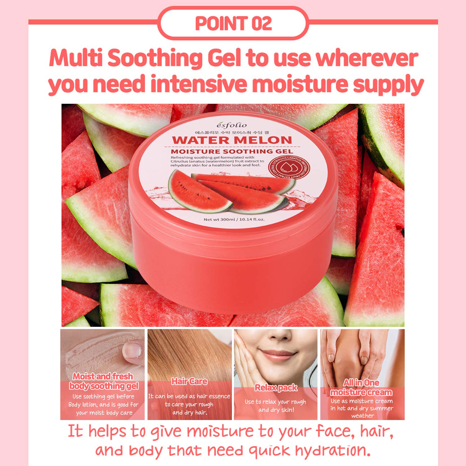 Esfolio - Soothing Watermelon Gel [300 ml]