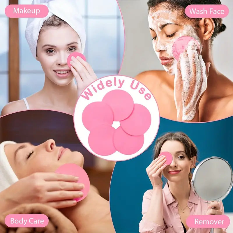 Houbičky na čištění pleti - 120 ks