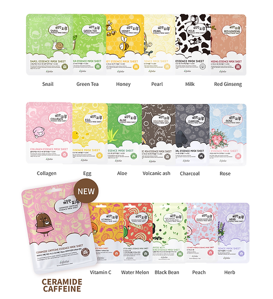 esfolio - Niacinamide With Black Bean Essence Mask Sheet Set [10 sheets] - esfolio - Niacinamide With Black Bean Essence Mask Sheet Set