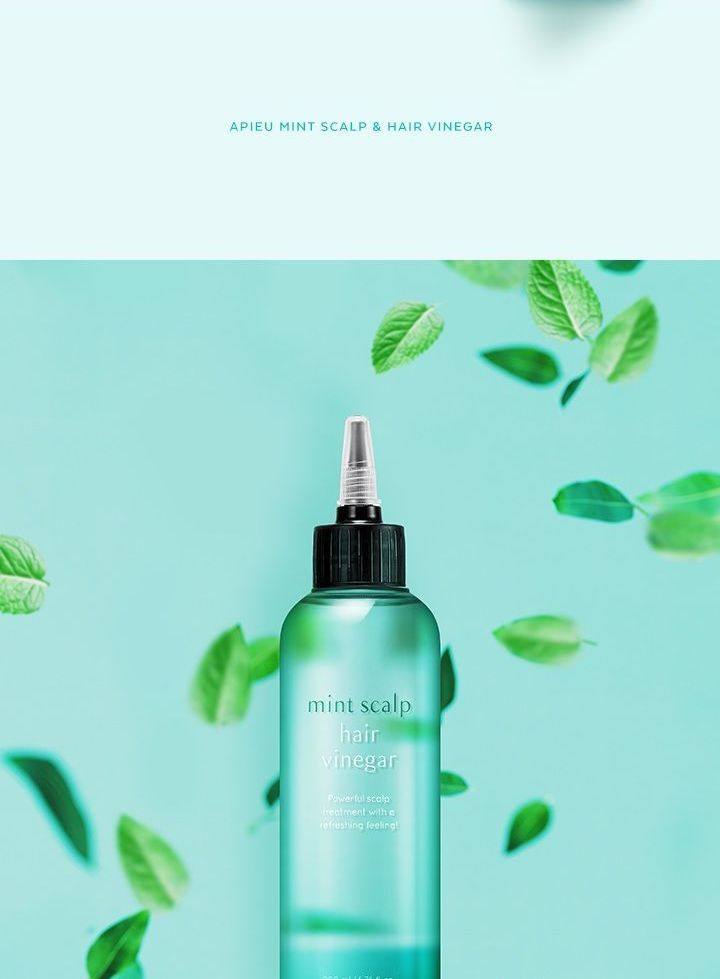 A'PIEU Mint Scalp Hair Vinegar 200 ml – Ocet na vlasovou pokožku