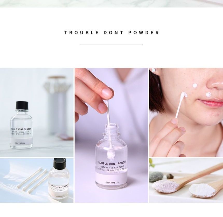 GRAYMELIN - Trouble Dont Powder 30 ml - powder for targeted treatment of pimples