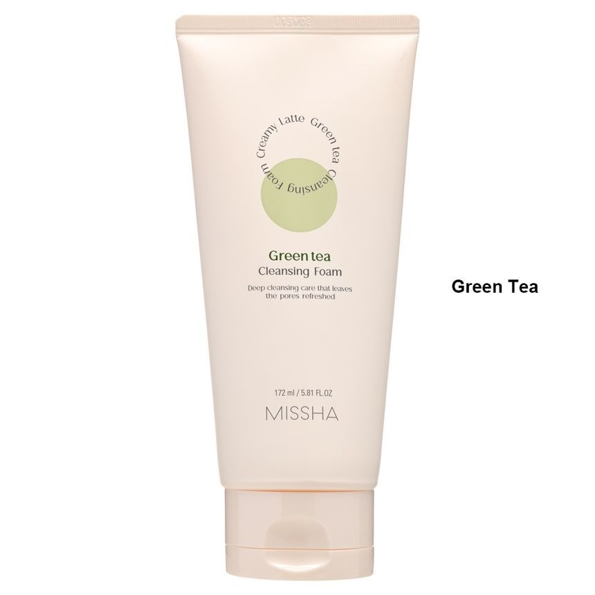 MISSHA - Green Tea Cleansing Foam - 172 ml