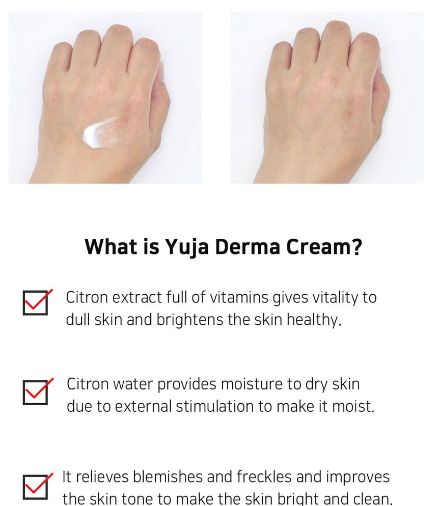 LEBELAGE - Yuja Derma Cream [50ml] - Derma cream with yuzu vitamin C [50ml]