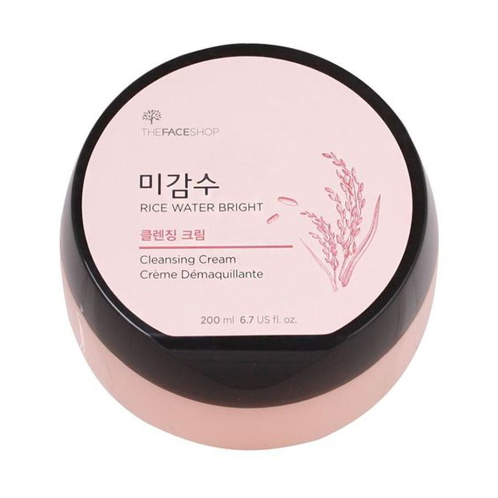THE FACE SHOP - Rice Water Bright Cleansing Cream [200ml] - Cleansing cream with rice water for bright skin [200ml]
