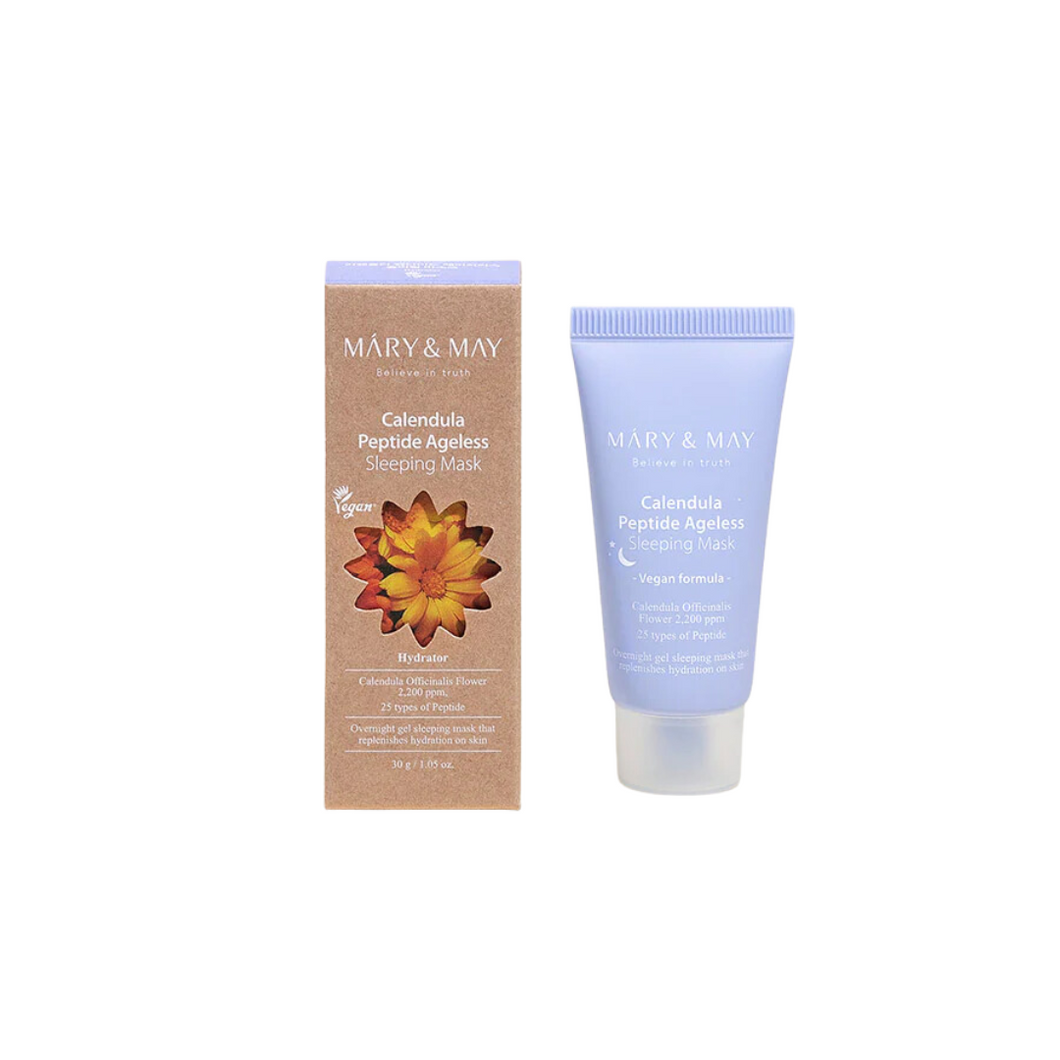 Mary&amp;May - Mini Sleeping Mask with Peptides and Calendula Anti-Aging [30 g]