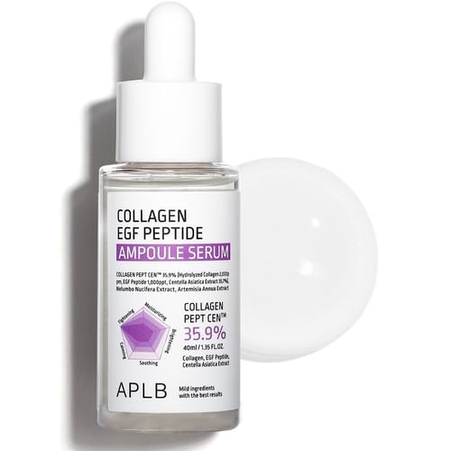 APLB - Collagen EGF Peptide Ampoule Serum 40ml - Ampoule serum with collagen, EGF and peptides 40ml