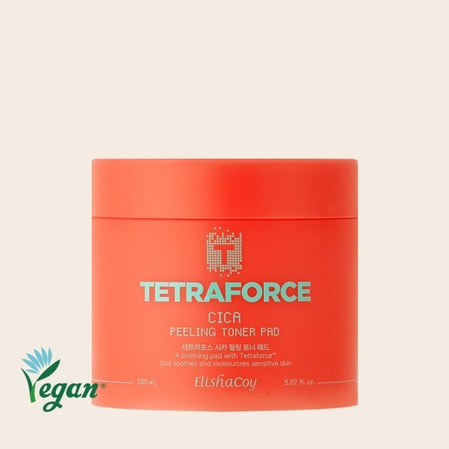 ElishaCoy - Tetraforce Cica Peeling Toner Pad 60 pads - Tetraforce Cica Peeling Toner Pads 60 pcs