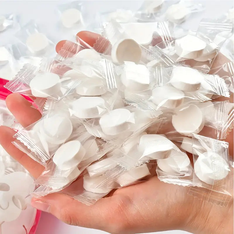 Kompresní papírové masky na obličej 100 ks