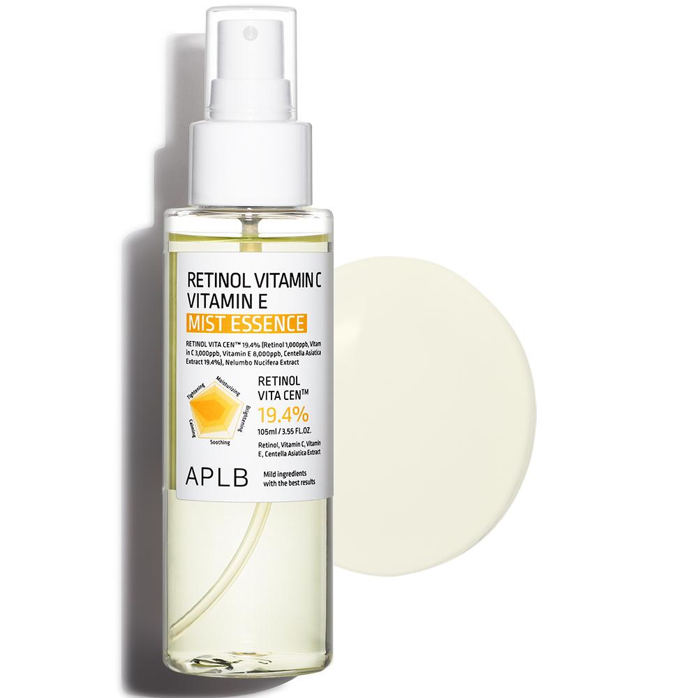 APLB - Retinol Vitamin C Vitamin E Mist Essence 105ml - Retinol, vitamin C and E in mist essence 105ml