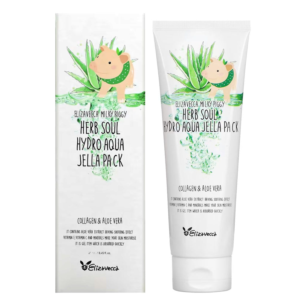 Elizavecca - Aqua Jella Pack Milky Piggy Herb Soul Hydro - 250ml