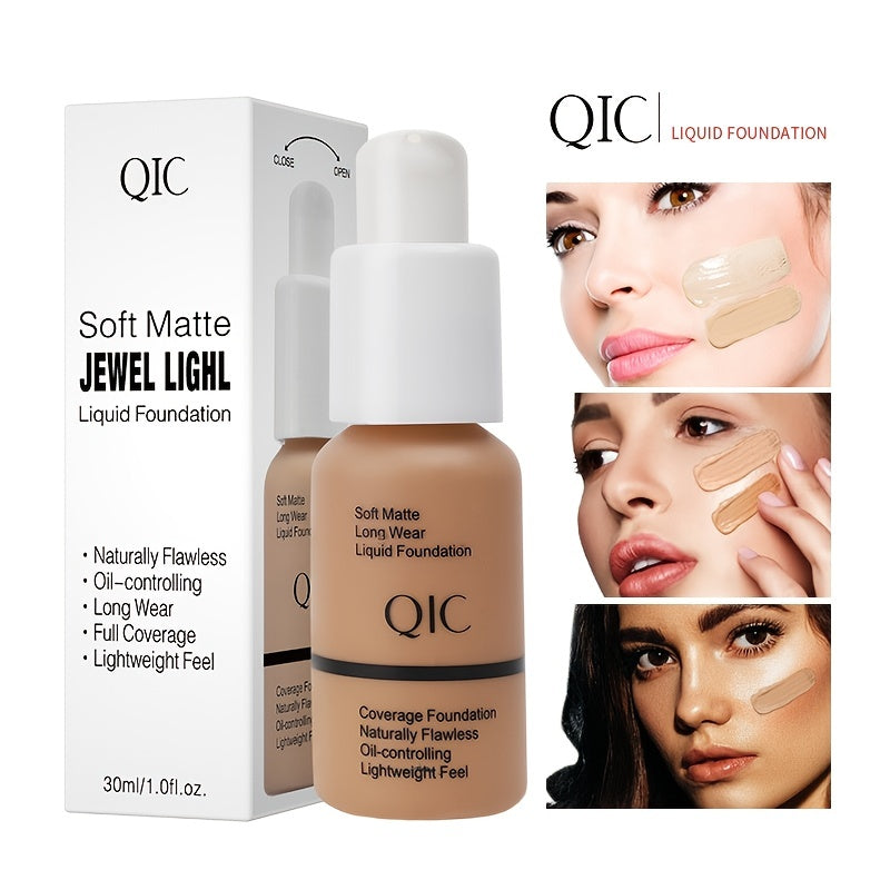 Oil-Control Full Coverage Foundation With Flawless Wear And Waterproof Concealer