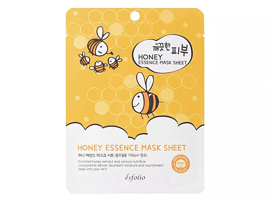 Esfolio - Set Textile mask with honey 10pcs - 25 ml