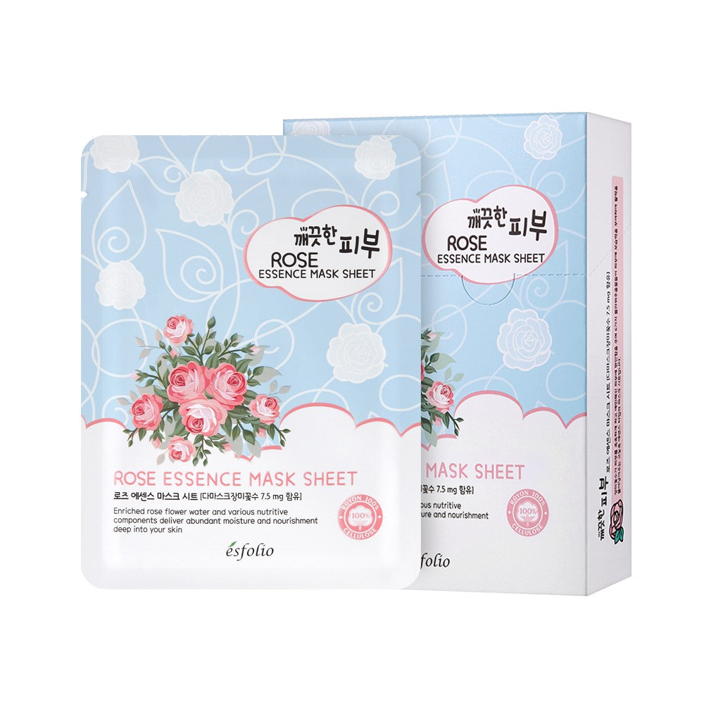 Esfolio - Mask with rose essence [25 ml x 10 pcs]
